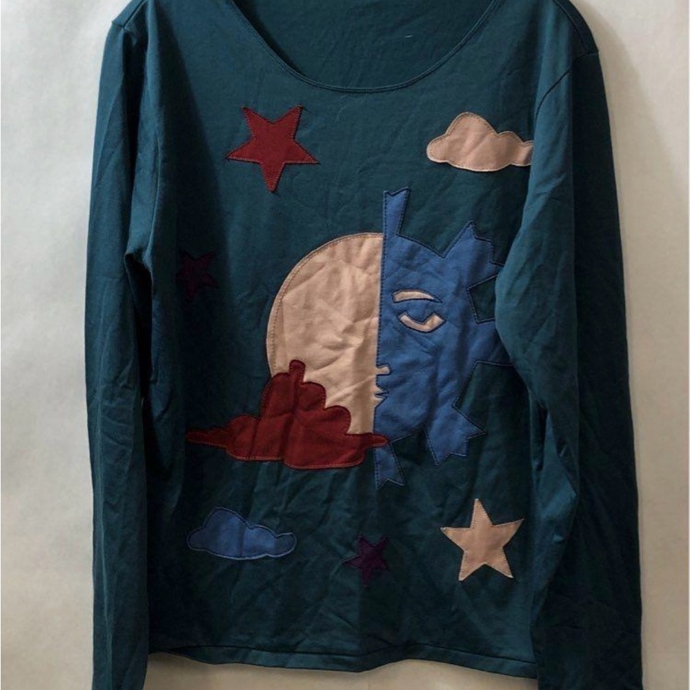 Bode - Size S - Eclipse Long Sleeve Shirt - Picture 6 of 8